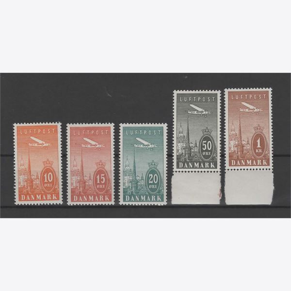 Denmark 1934 Stamp F262-6 mint NH **