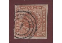 Denmark Stamp F4 Stamped