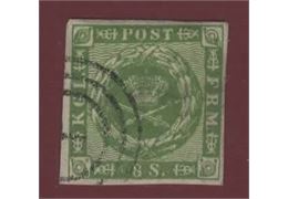 Denmark Stamp F8 Stamped