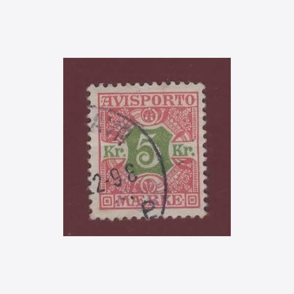 Denmark Stamp FTI9 Stamped