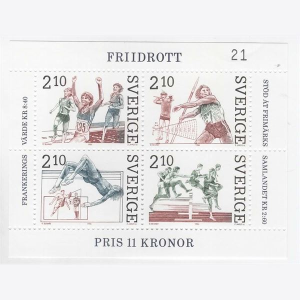 Sweden 1986 Stamp BL12 mint NH **