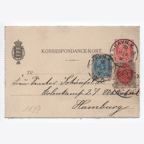 Danmark 1904 Brev 