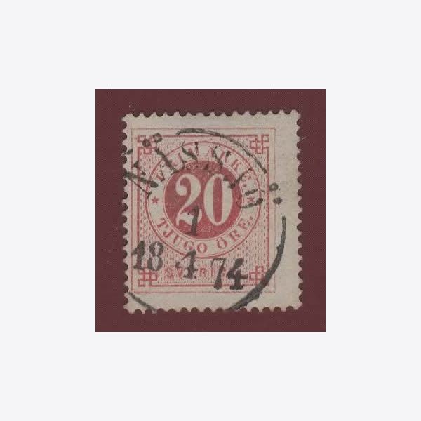 Sweden Stamp F22 Stamped