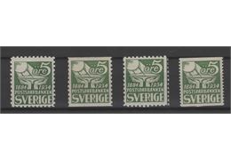 Sverige 1933 Frimärke F238-9 ✳✳