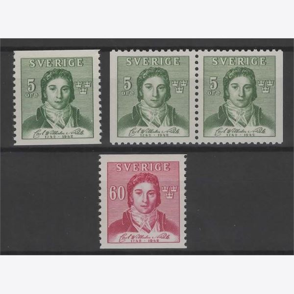 Sweden 1942 Stamp F342-3 mint NH **