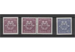 Sweden 1943 Stamp F347-8 mint NH **