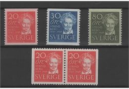 Sweden 1949 Stamp F385-7 mint NH **