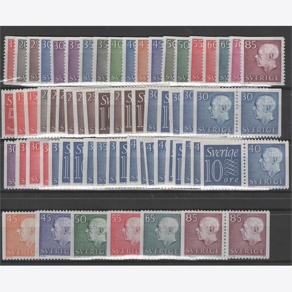 Sweden 1961-71 Stamp F418-37 mint NH **