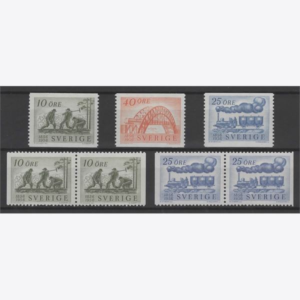 Sweden 1956 Stamp F483-5 mint NH **