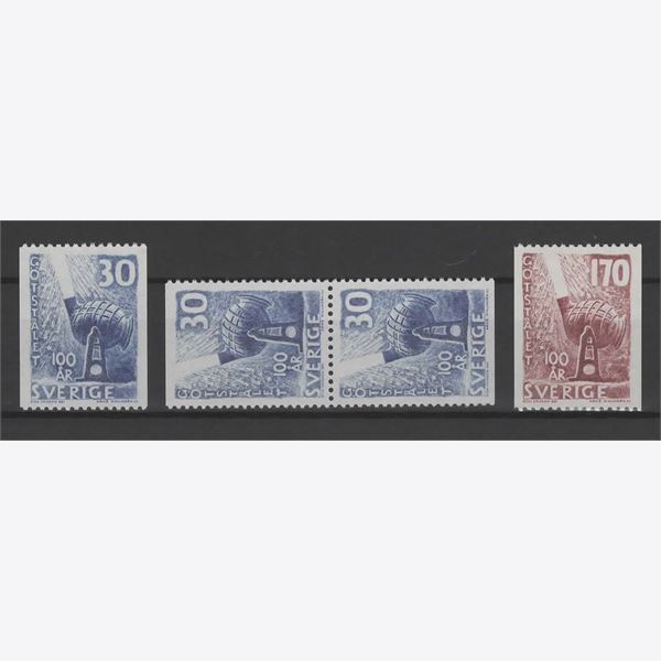 Sweden 1958 Stamp F495-6 mint NH **