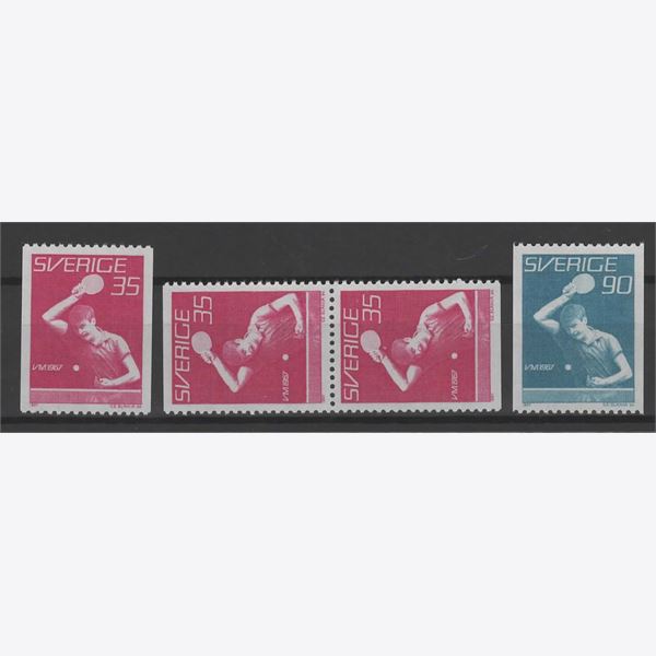 Sweden 1967 Stamp F602-3 mint NH **
