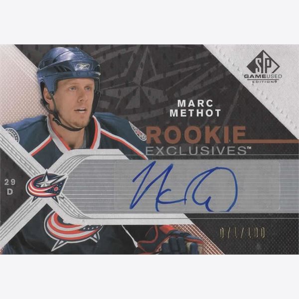 2007-08 Collecting Card SP Game Used Rookie Exclusives Autographs #REMM