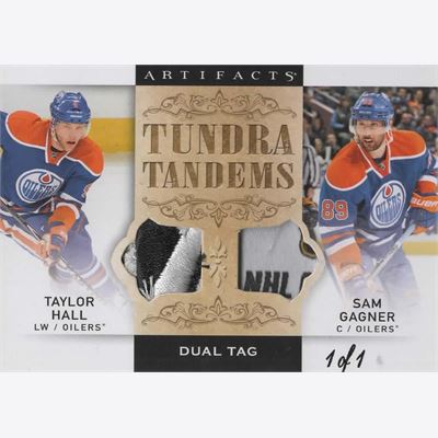 2014-15 Collecting Card Artifacts Tundra Tandems Tags Black #TTHG