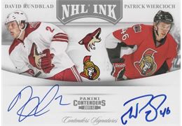 2011-12 Samlarbild Panini Contenders NHL Ink Duals #16