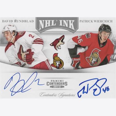 2011-12 Collecting Card Panini Contenders NHL Ink Duals #16