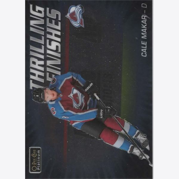 2019-20 Collecting Card O-Pee-Chee Platinum Thrilling Finishes #TF22