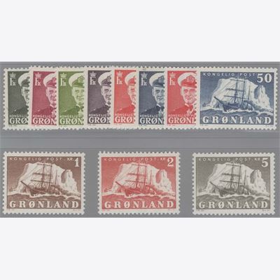 Greenland Stamp F28-41 mint NH **