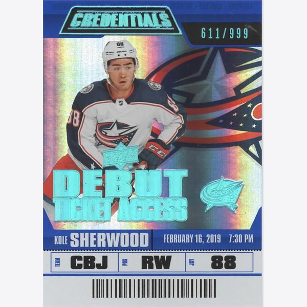 2019-20 Collecting Card Upper Deck Credentials #63