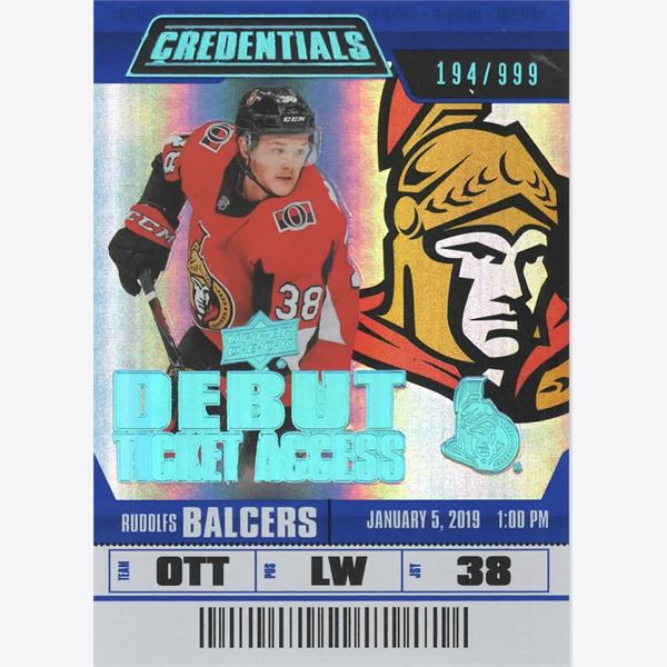 2019-20 Collecting Card Upper Deck Credentials #85