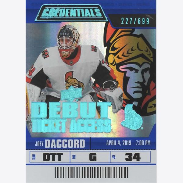 2019-20 Collecting Card Upper Deck Credentials #93