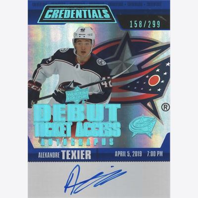 2019-20 Collecting Card Upper Deck Credentials Debut Ticket Access Autographs #RTAAAT