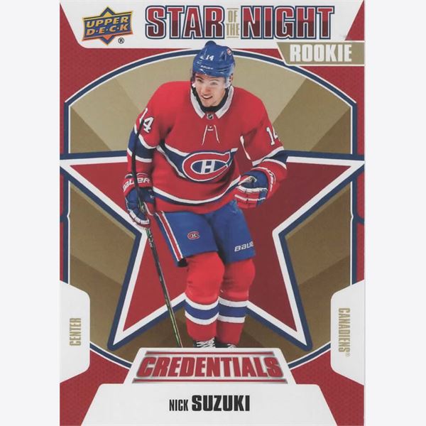 2019-20 Collecting Card Upper Deck Credentials 1st Star of the Night #1S12