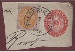 Danish West Indies Stamp F9 Stamped