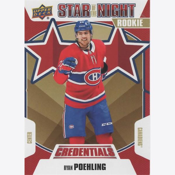 2019-20 Collecting Card Upper Deck Credentials 2nd Star of the Night #2S09
