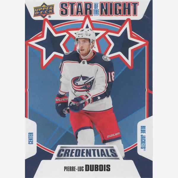 2019-20 Collecting Card Upper Deck Credentials 3rd Star of the Night #3S05