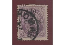 Danish West Indies Stamp F28 Stamped