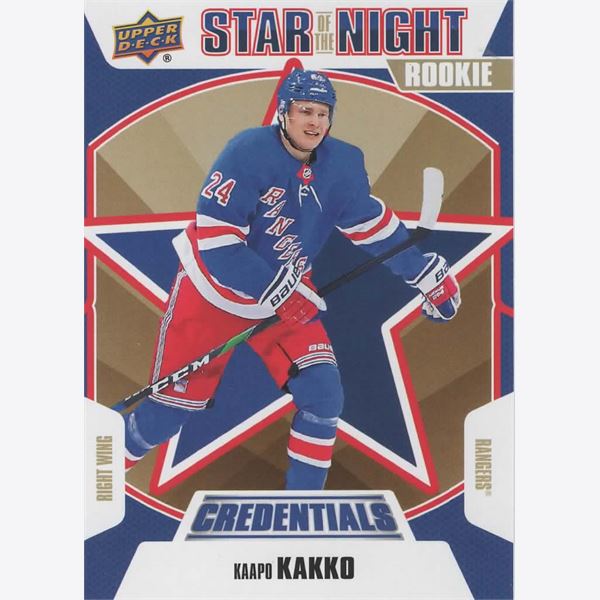 2019-20 Collecting Card Upper Deck Credentials 1st Star of the Night #1S09