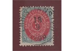 Danish West Indies Stamp F6 Stamped