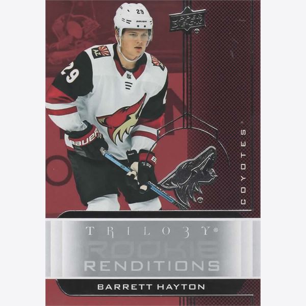 2019-20 Collecting Card Upper Deck Trilogy Rookie Renditions #RR47