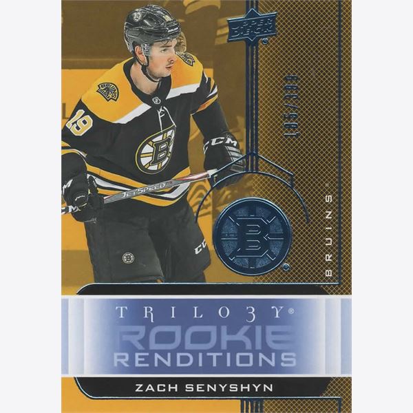 2019-20 Collecting Card Upper Deck Trilogy Rookie Renditions Blue #RR8