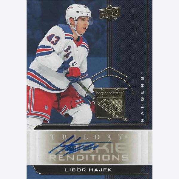 2019-20 Collecting Card Upper Deck Trilogy Rookie Renditions Autographs Gold #RR24