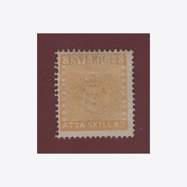 Sweden 1868 Stamp F4E2 No gum