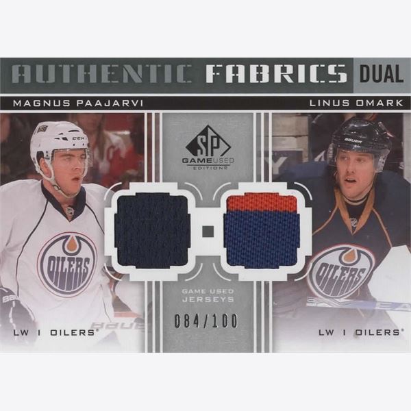 2011-12 Collecting Card SP Game Used Authentic Fabrics Dual #AF2PO
