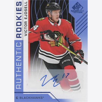 2018-19 Collecting Card SP Game Used Autographs Blue #161