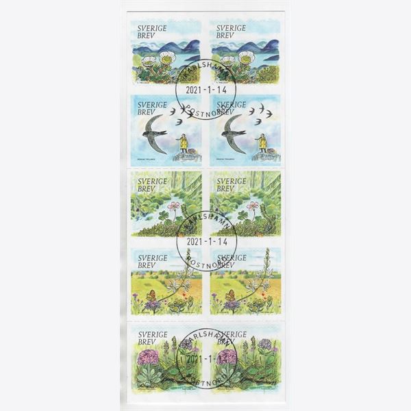 Sweden 2021 Booklet SH123 Stamped