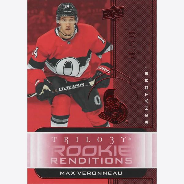2019-20 Collecting Card Upper Deck Trilogy Rookie Renditions #RR27