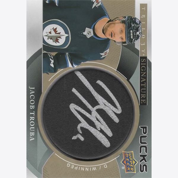 2018-19 Collecting Card Trilogy Signature Pucks 2019-20 Upper Deck Update #SPTR
