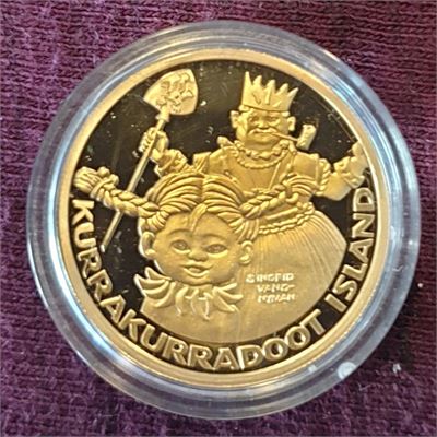 New Zealand 2004 Coin NIEU. 5 Dollars 2015 - Elizabeth II, Pippi on Kurrakurradoot Island. 