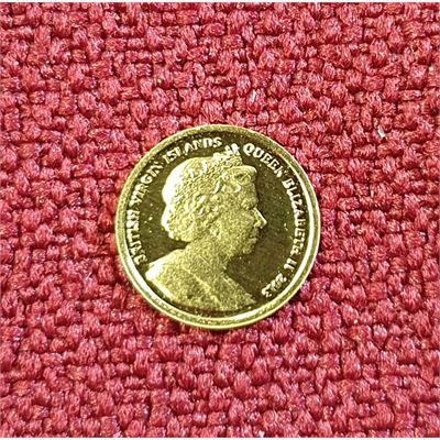 Jungfruöarna 2013 Coin 4 Dollars 50th Anniversary of J F Kennedy. 