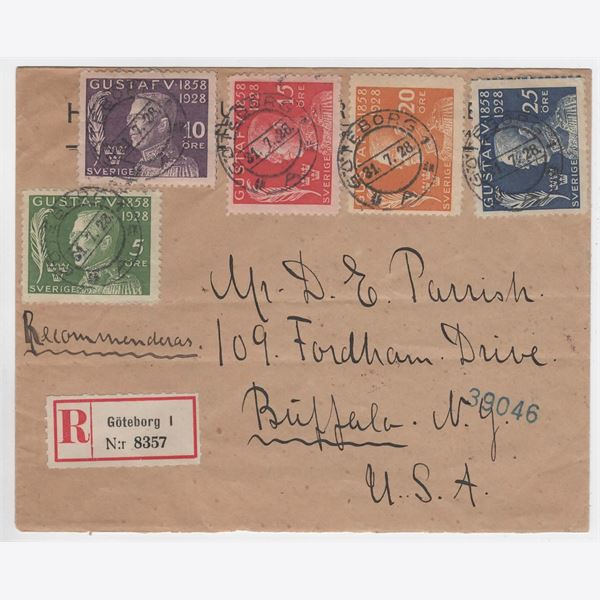 Sweden 1928 Cover F226-30