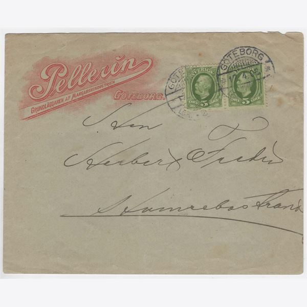Sweden 1906 Cover F52