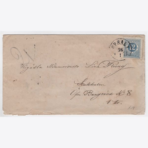 Sweden 1873 Cover F21