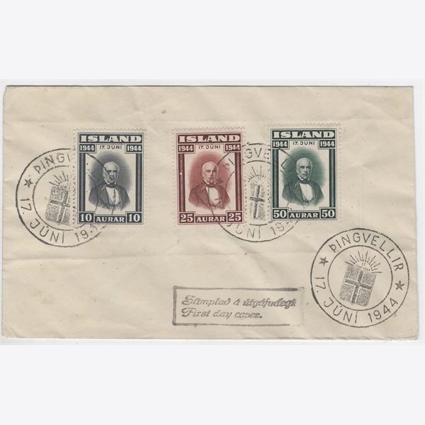 Iceland 1944 Cover F268-70