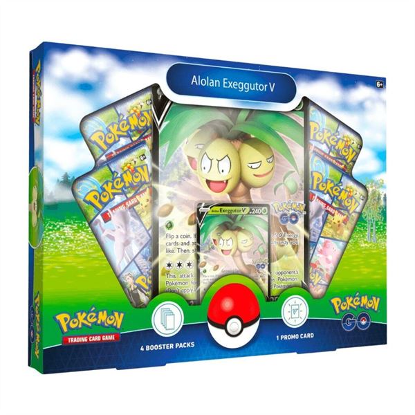 Pokémon. Sword & Shield 10.5: Pokemon GO – V Box: Alolan Exeggutor V Collection