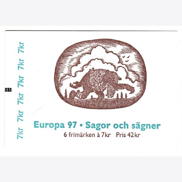 Sweden Booklet H483 trippel